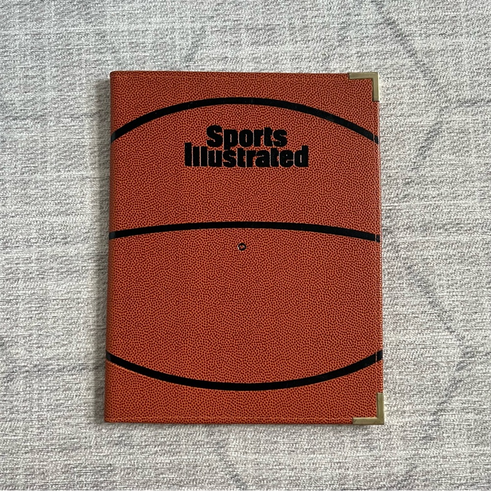 Vintage Sports Illustrated NBA Basketball Style Portfolio Binder Folder